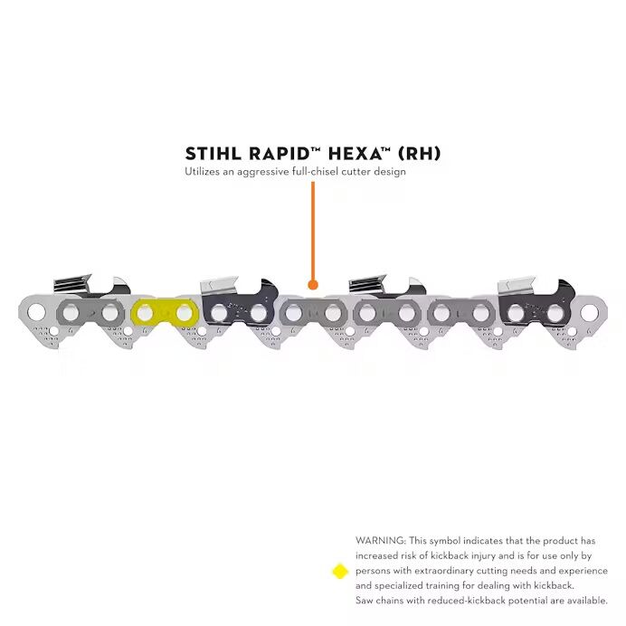 STIHL Rapid Hexa Chain 36 RH 3/8-In Pitch .063 Gauge, 84 Drive Links