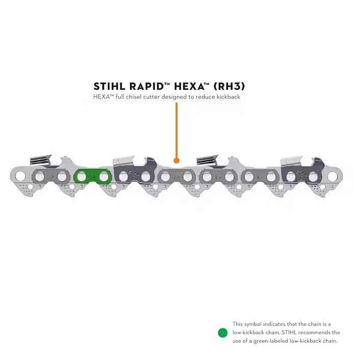 STIHL Rapid Hexa 36 RH3 3/8-In Pitch .063-In Gauge Chainsaw Chain, 84 Drive Links