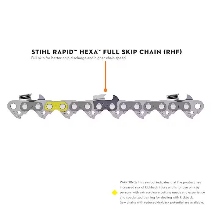 STIHL Rapid Hexa 36 RHF 3/8-In Pitch .063-In Gauge Chainsaw Chain, 84 Drive Links