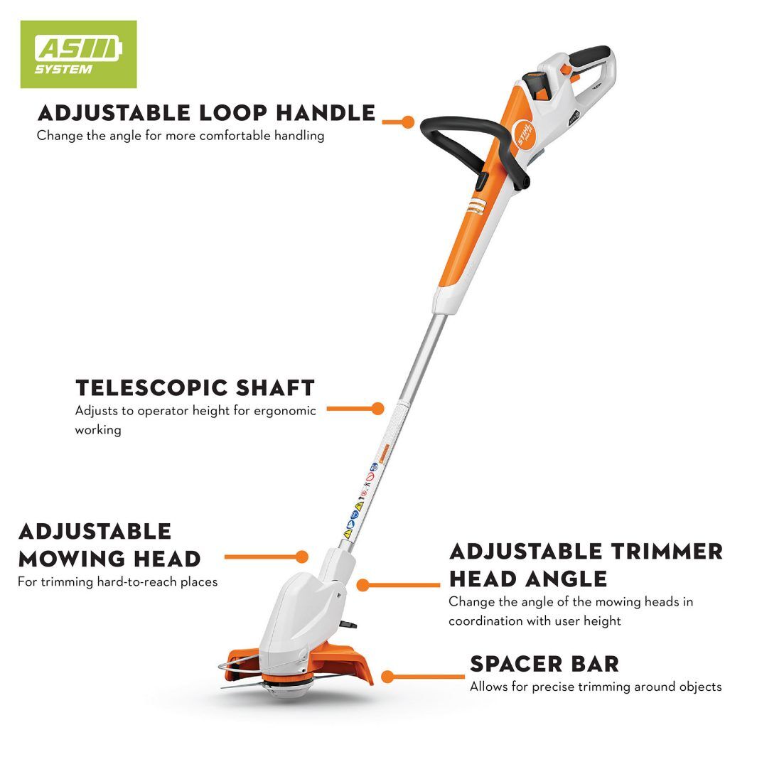 STIHL FSA 30 Battery Powered String Trimmer Kit, 9 in.