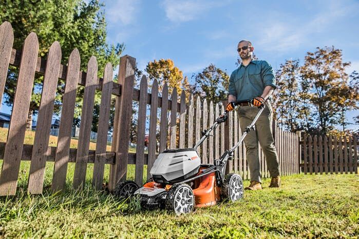 STIHL RMA 460 19-In Battery Powered Walk Behind Push Lawn Mower