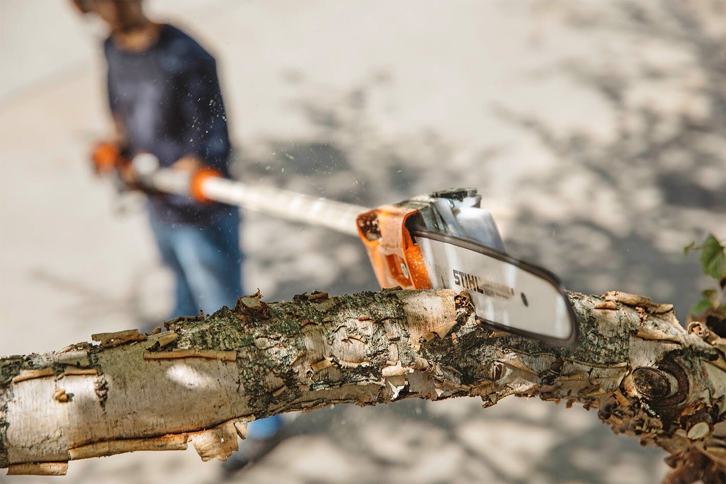 STIHL HTA 135 10 in. Battery Powered Pole Pruner (Tool Only)