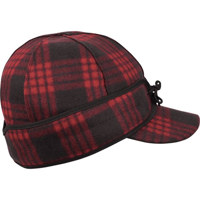 Stormy Kromer Women's The Millie Kromer Cap in Red Tartan