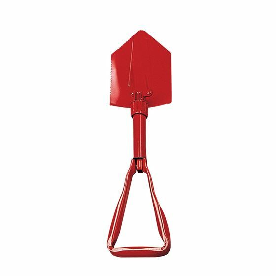 Double Folding Shovel in Red