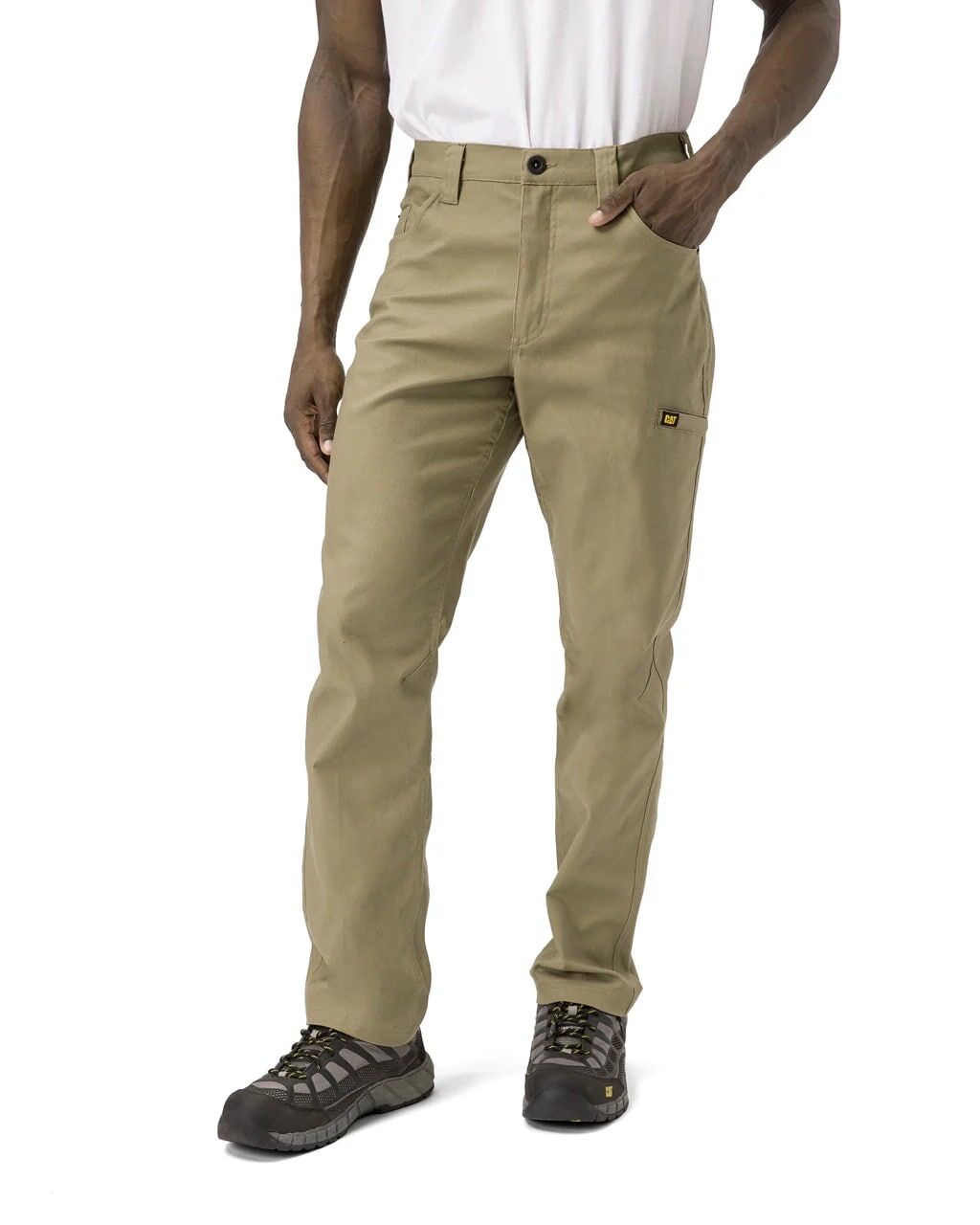 CAT Men's Stretch Canvas Utility Straight Fit Work Pant 