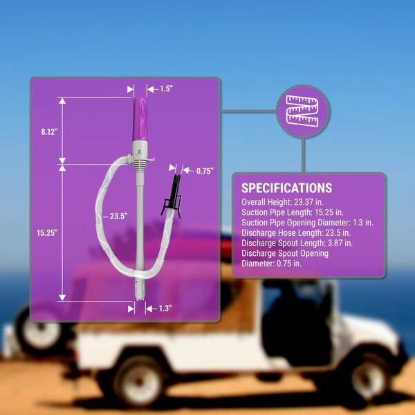 Tera Pump Auto-Stop Battery Powered Fuel Transfer Pump