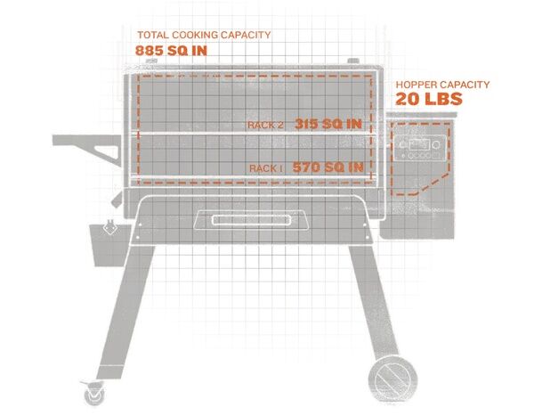 Traeger Ironwood Series 885 Pellet Grill with WIFI