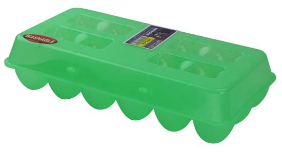 18-Egg Washable Tray in Green