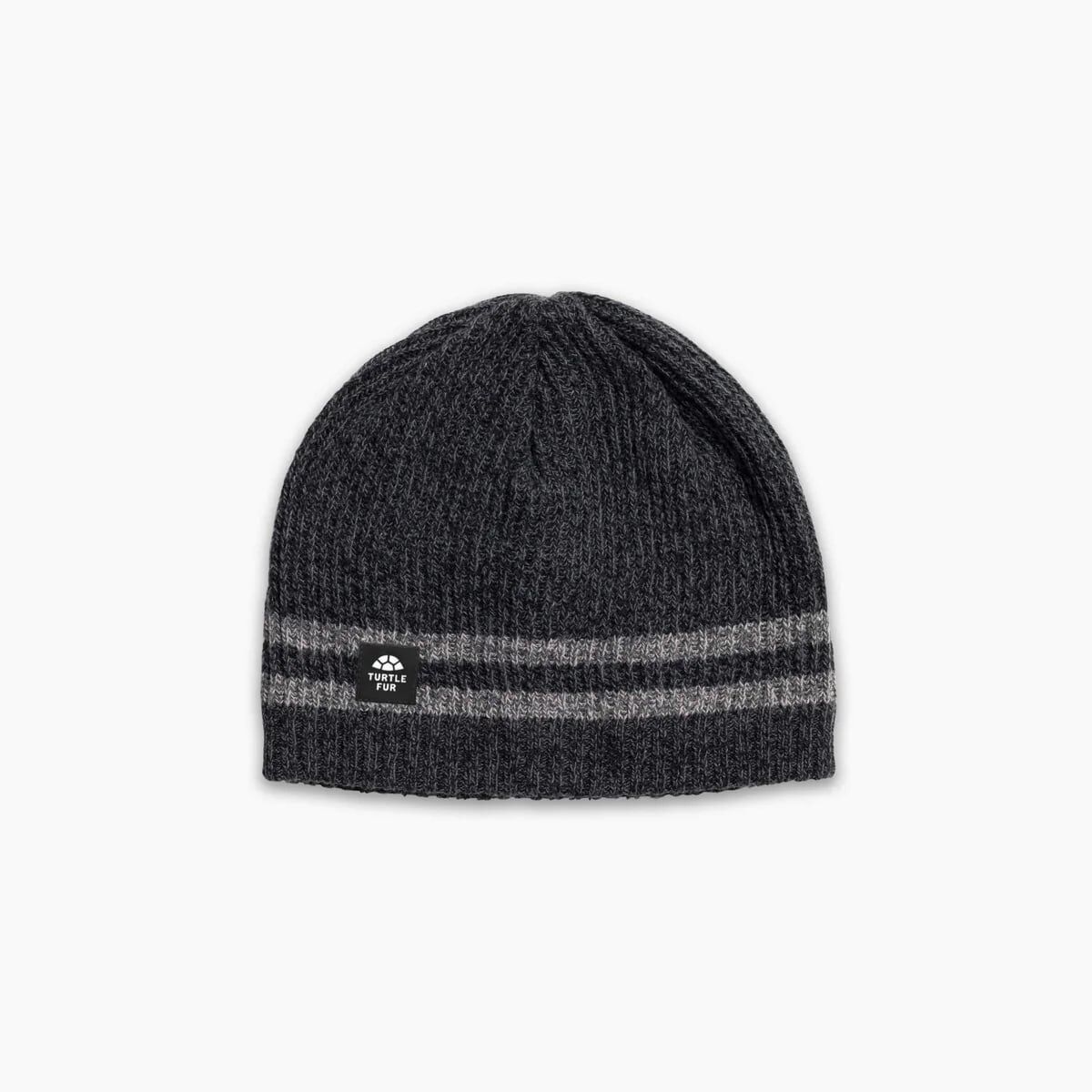 Turtle Fur Men's Mr. Happy Ragg Wool Beanie in Black Heather
