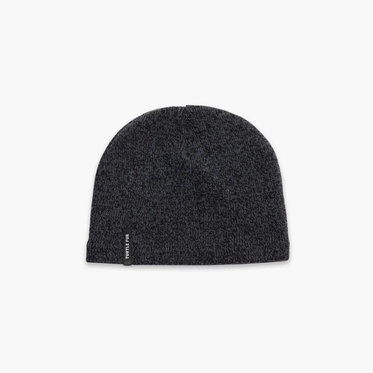 Turtle Fur Men's N.E. Solid Beanie in Black Heather