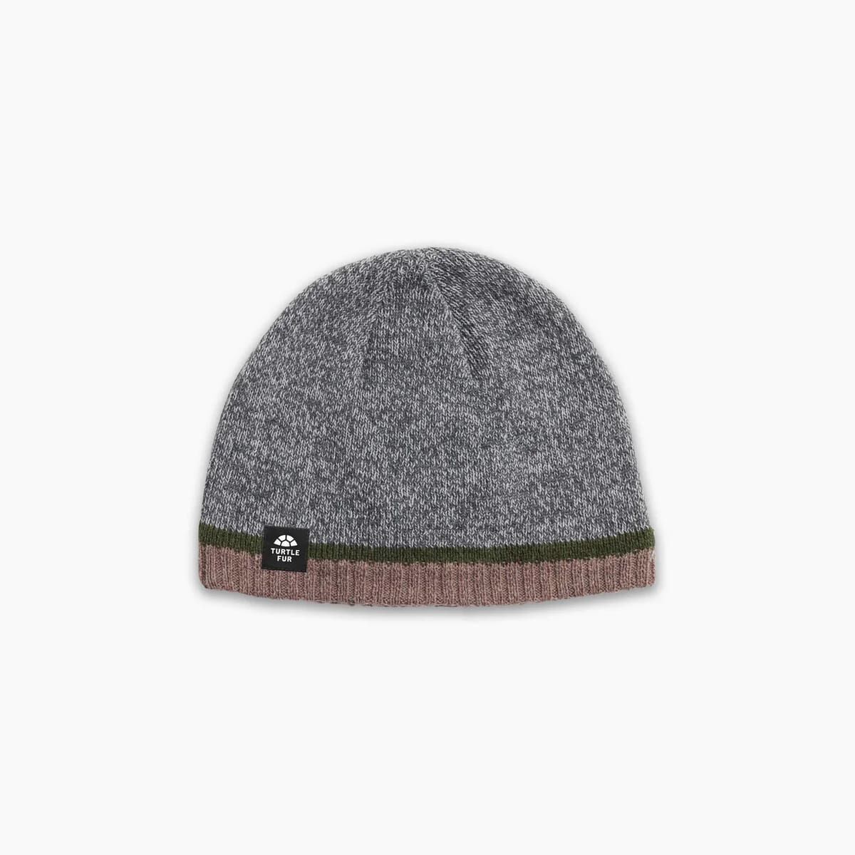 Turtle Fur Men's Harbour Town Wool Beanie in Grey