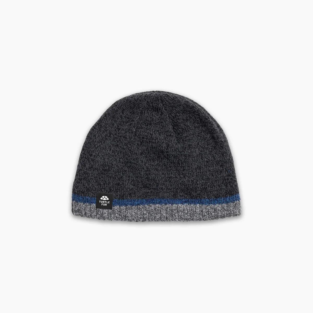 Turtle Fur Men's Harbour Town Wool Beanie in Black