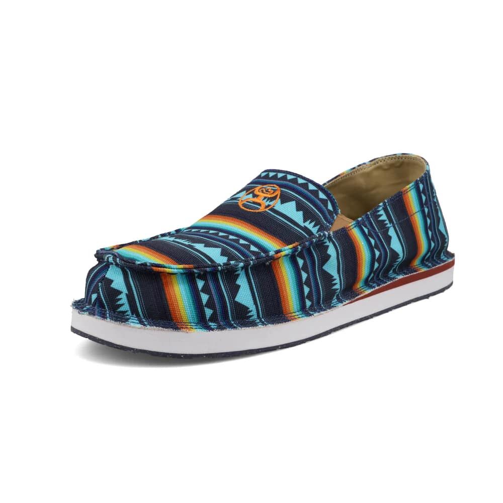 Twisted X Men's Hooey Slip On in Blue Geo Landscape