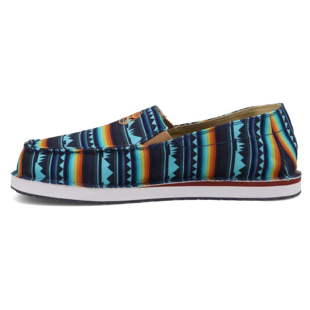 Twisted X Men's Hooey Slip On in Blue Geo Landscape