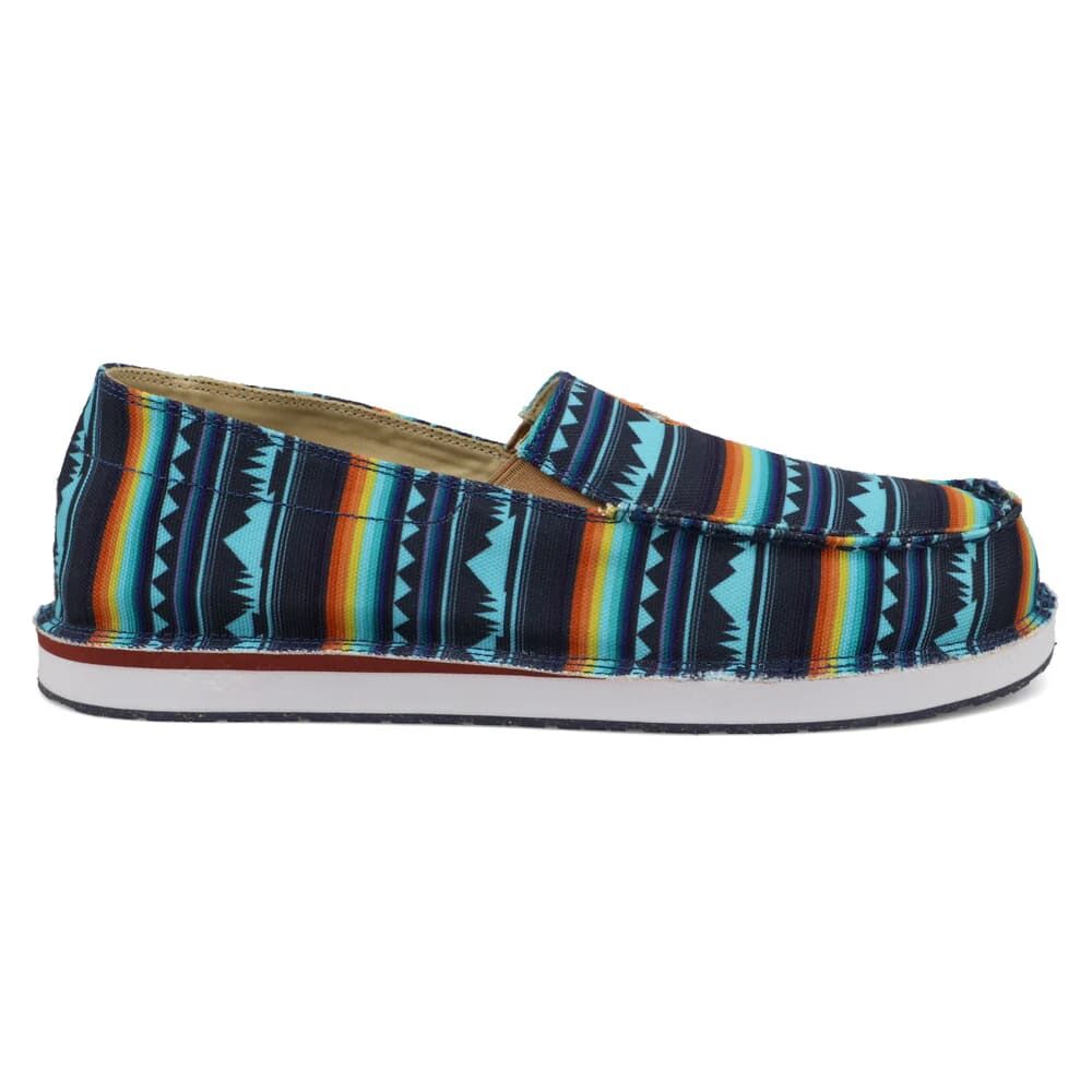 Twisted X Men's Hooey Slip On in Blue Geo Landscape