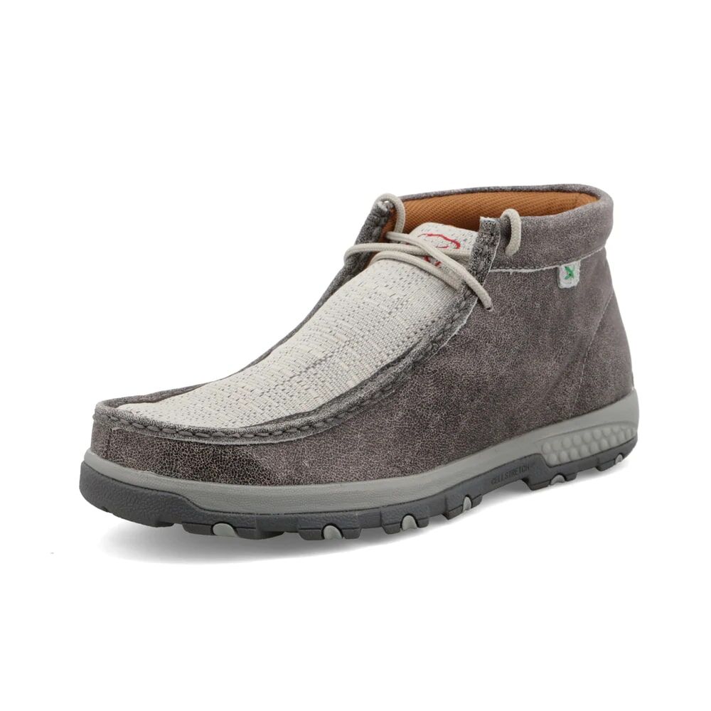 Twisted X Men's Chukka Driving Moc in Grey
