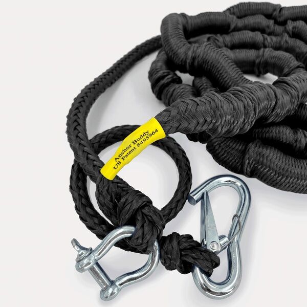 Greenfield Anchor Buddy Bungee Line for Boats, 14-50-Ft
