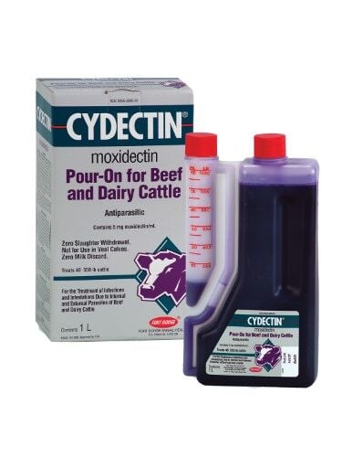 Elanco Cydectin Moxidectin Pour-On Wormer For Cattle, 1-Liter