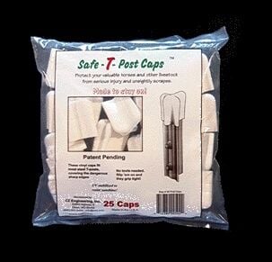 CZ Engineering Safe-T-Post Caps, 25-Pk