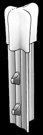 CZ Engineering Safe-T-Post Caps, 25-Pk