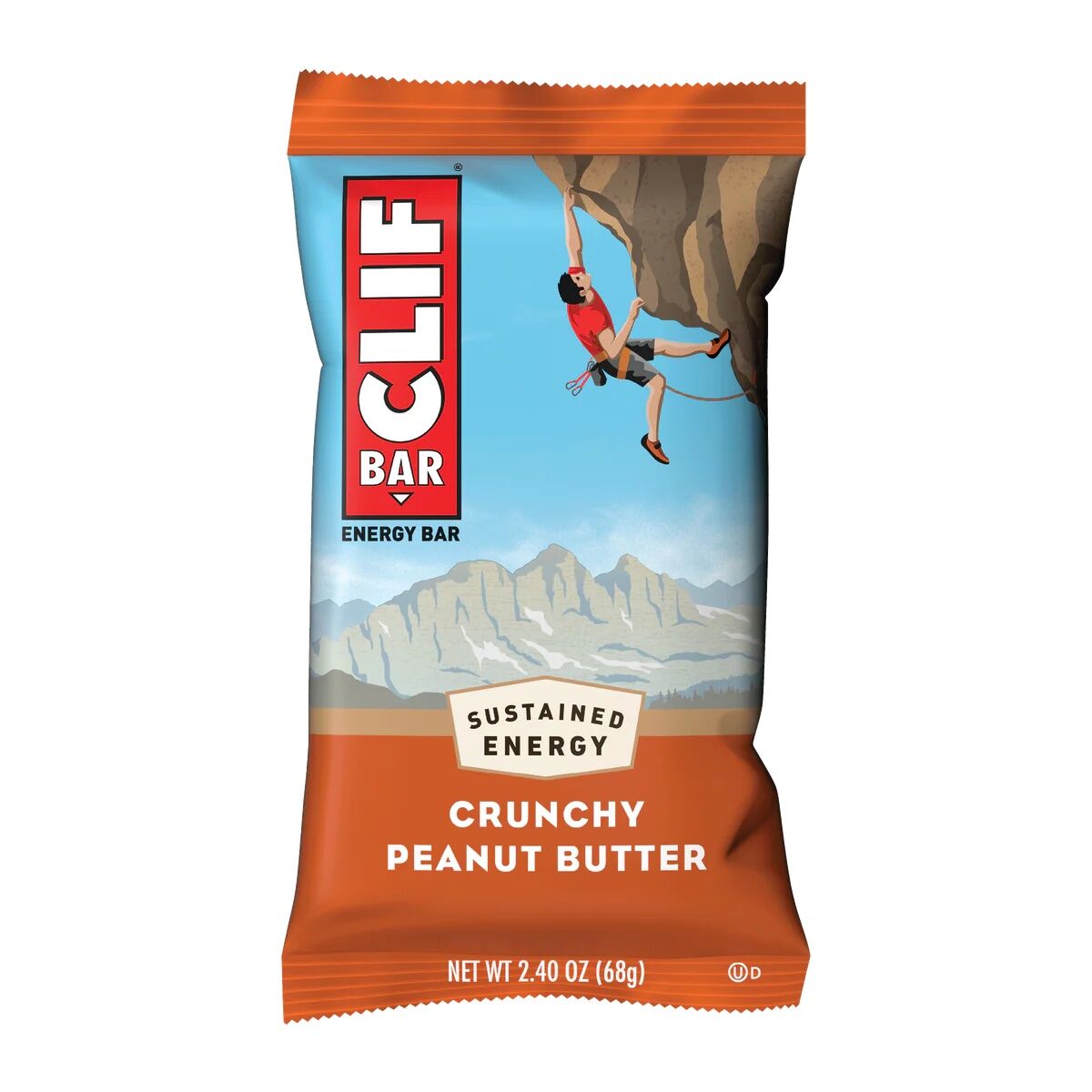 Clif Bar Crunchy Peanut Butter Energy Bar, 2.4-Oz