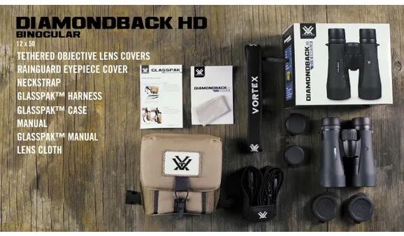 Vortex DIAMONDBACK HD 12x50 Binoculars