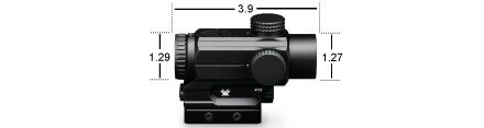Vortex Spitfire AR Prism 1x25mm Red/Green Circle Dot Rifle Scope