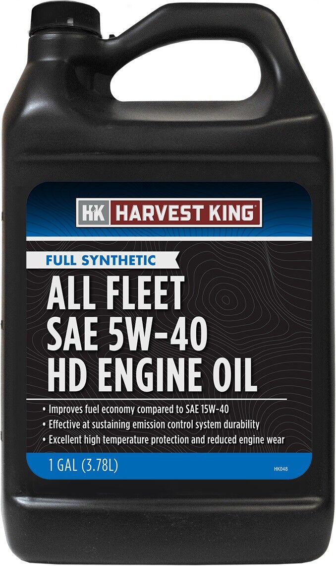 Harvest King Full Synthetic All Fleet SAE 5W-40 HD Engine Oil, 1-Gal