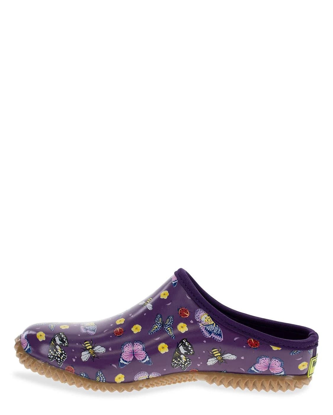 Western Chief Women's Enchanted Insects Clog in Purple