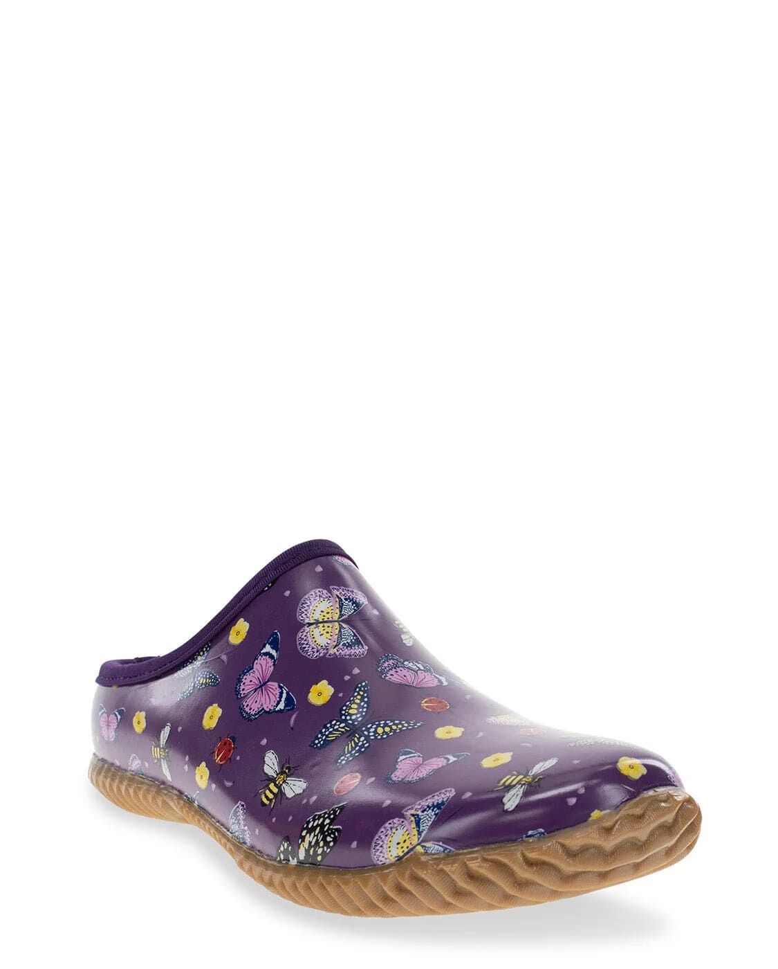 Western Chief Women's Enchanted Insects Clog in Purple