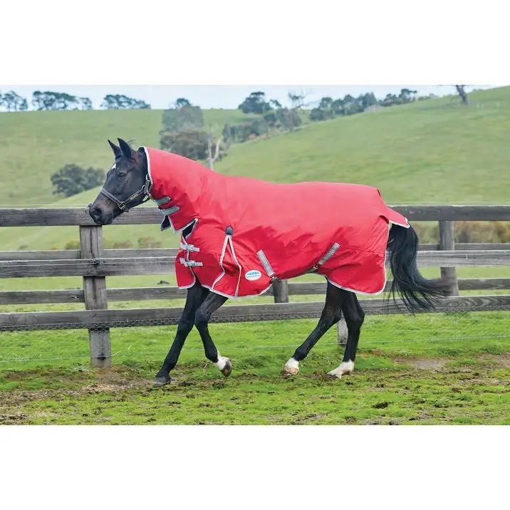 WeatherBeeta ComFiTec Classic Combo Neck Lite Red/Silver/Navy, 75-In