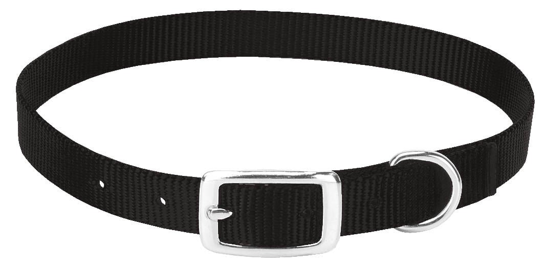 5/8" BLK NYL KID GOAT COLLAR