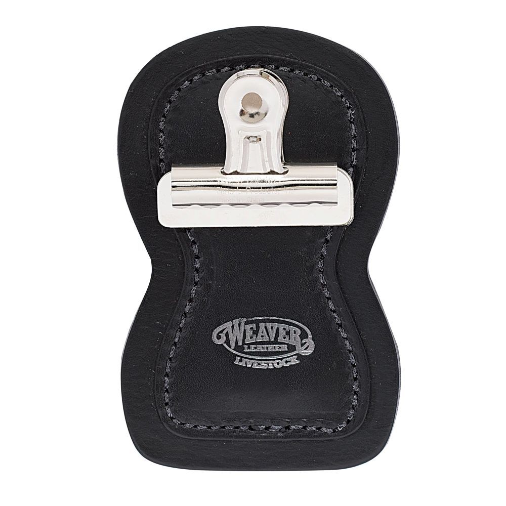 Weaver Leather Black Traditional Show Number Holder with Clip
