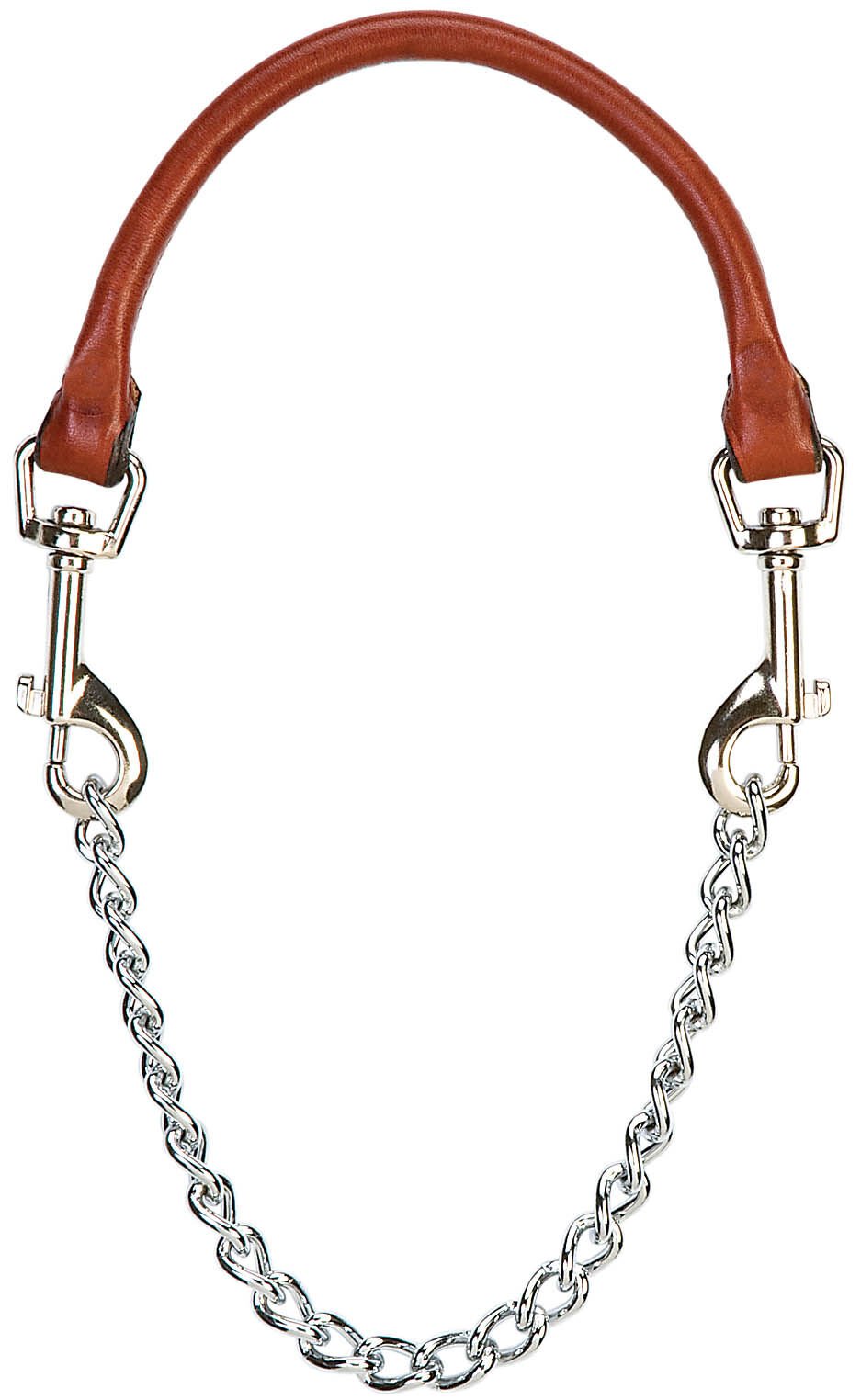 CHST LTHR/CHAIN GOAT COLLAR