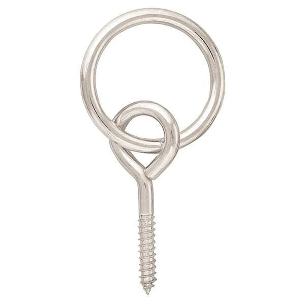 Barcoded 10151 Screw Eye With Ring, 2"