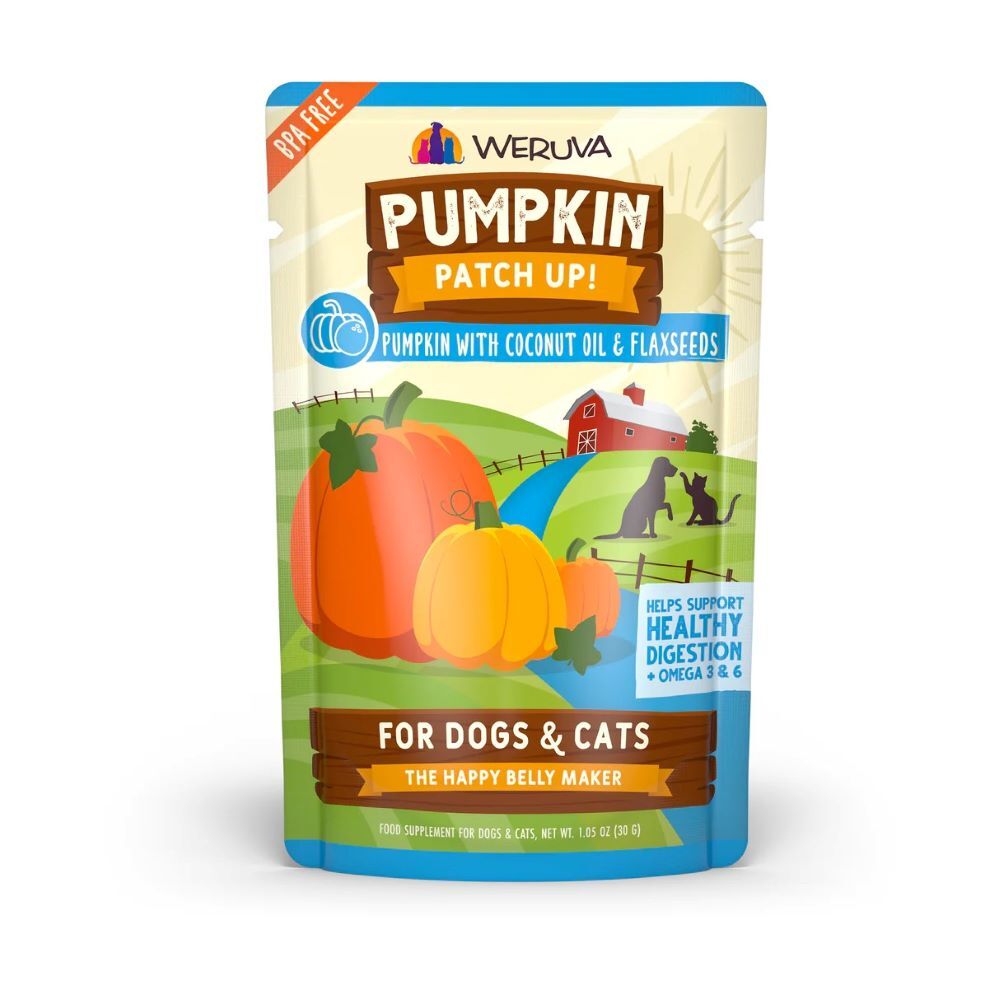Weruva Pumpkin with Coconut Oil & Flaxseeds Dog & Cat Food, 1.05-Oz