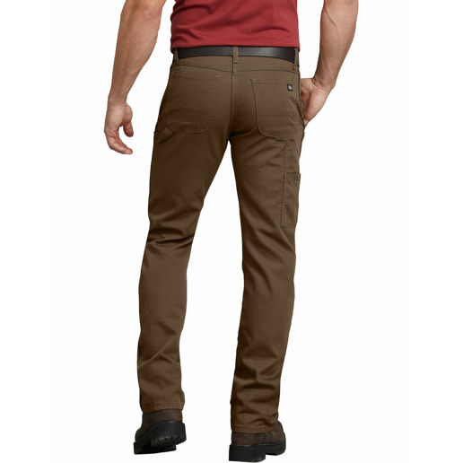 FLEX Regular Fit Straight Leg Tough Max™ Duck Carpenter Pants, Stonewashed Moss Green