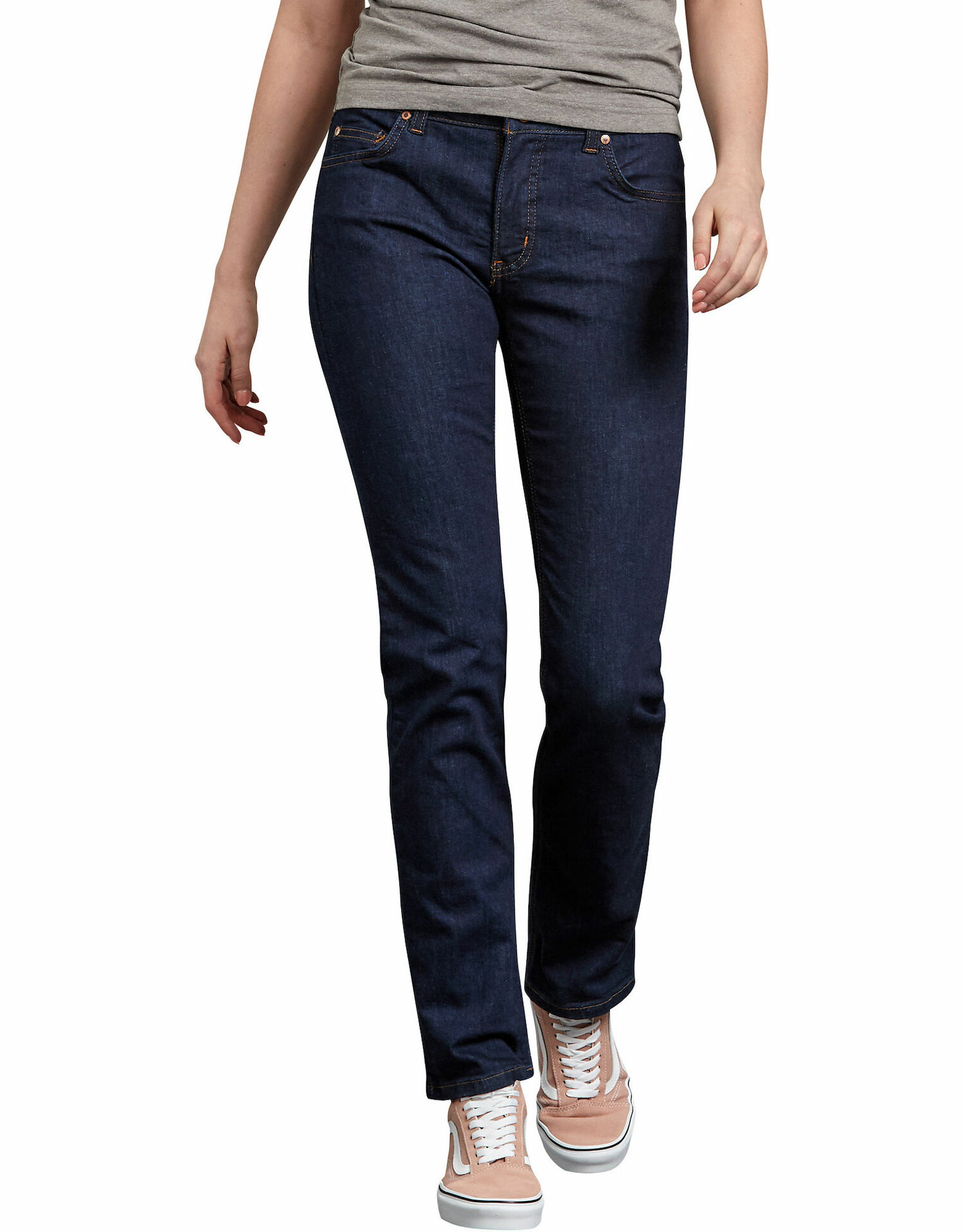 Dickies Women's Perfect Shape Straight Fit Jeans