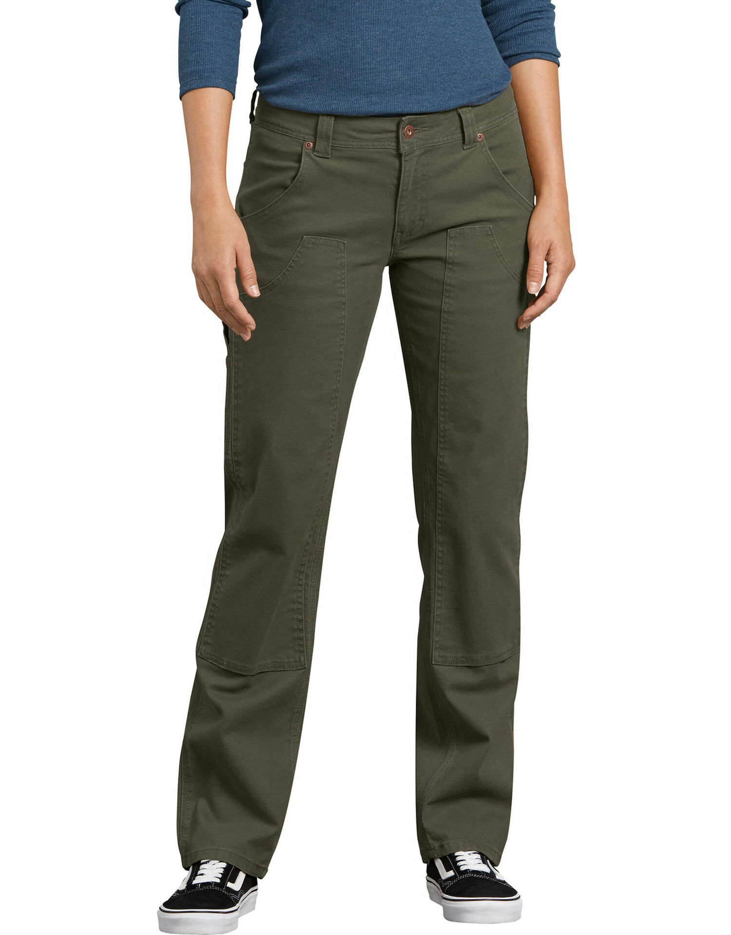 Dickies Women's FLEX Relaxed Fit Duck Carpenter Pants