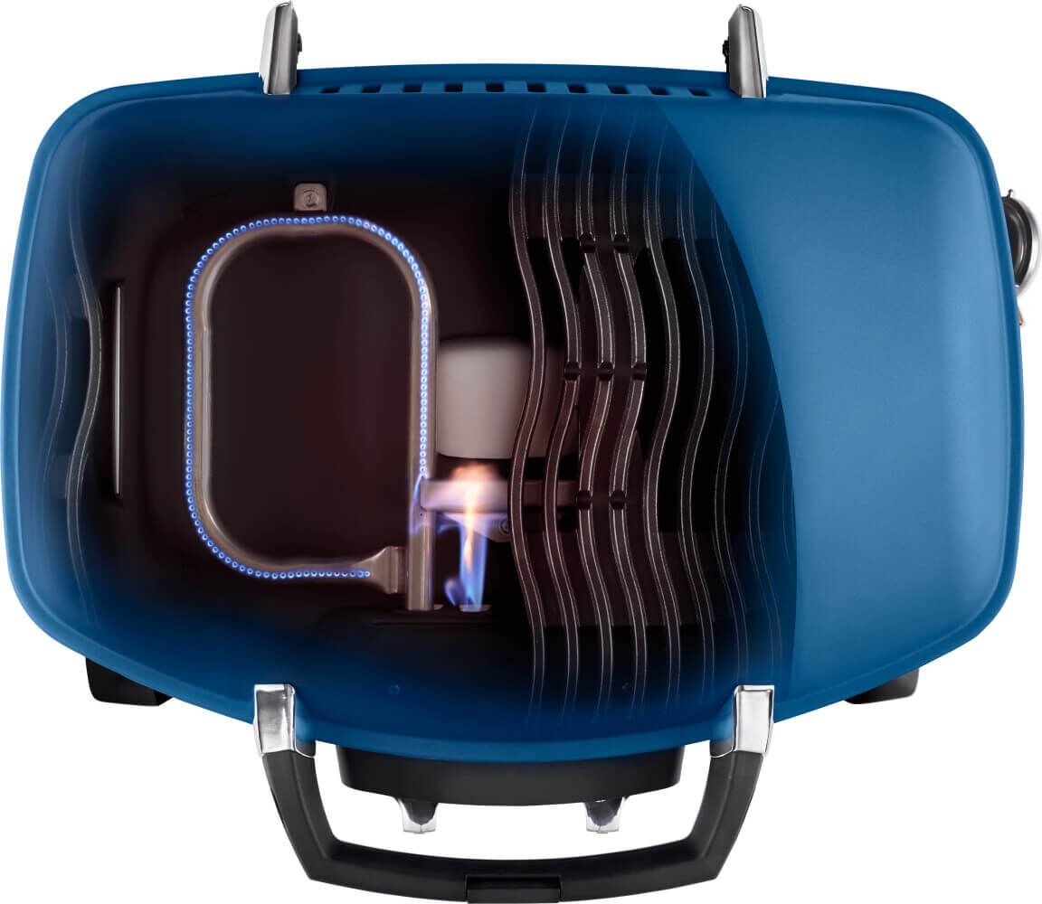 Napoleon TravelQ 285 Blue 2-Burner Portable Propane Grill