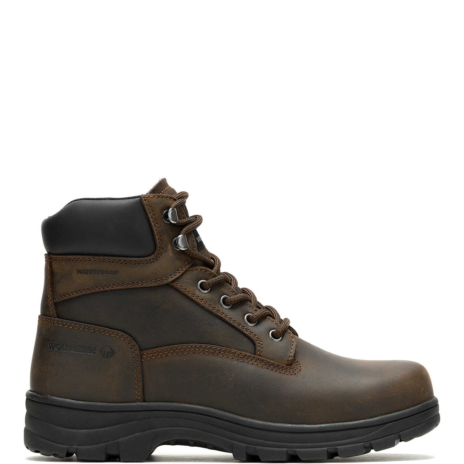 Wolverine Men's Carlsbad Waterproof 6-In Work Boot in Brown