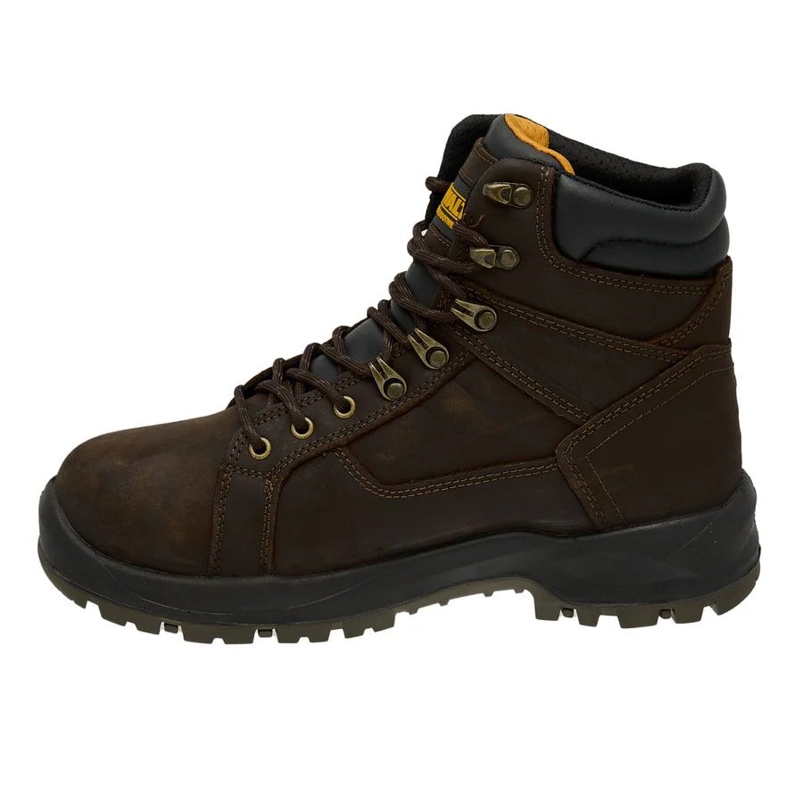 DEWALT Men's Wheeler Waterproof Steel Toe Safety Work Boot in Brown