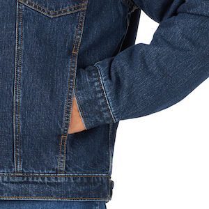 Wrangler Men's Blanket Lined Denim Jacket