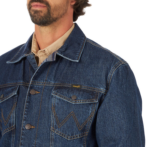 Wrangler Men's Blanket Lined Denim Jacket