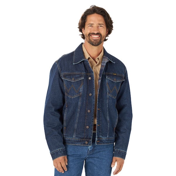 Wrangler Men's Blanket Lined Denim Jacket