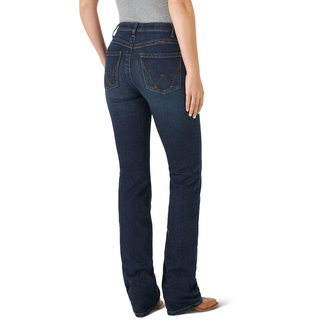 Wrangler Women's Ultimate Riding Jean Willow Mid Rise Bootcut Jean