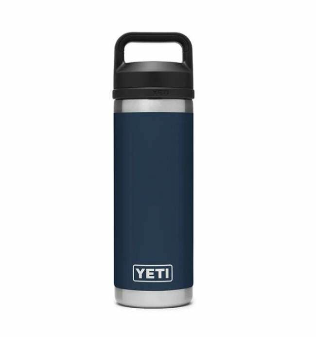 Yeti Rambler Bottle With Chug Cap - Navy, 18 oz