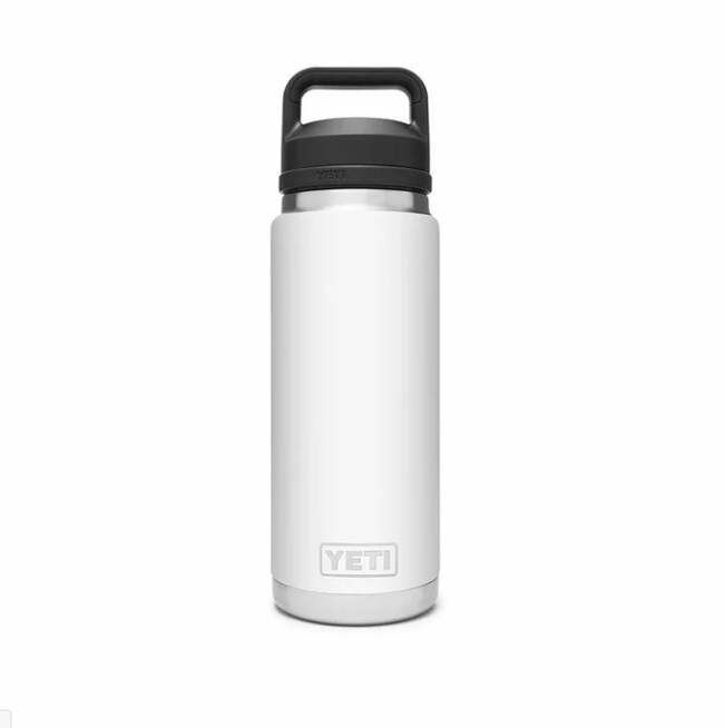 Yeti Rambler Bottle With Chug Cap - White, 26 oz