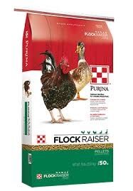 Purina Flock Raiser Pellets, 50-lb bag