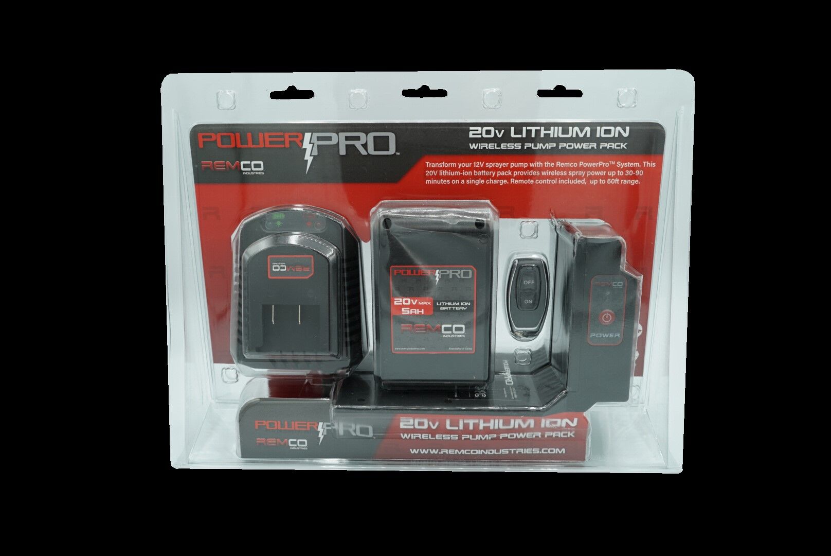 Power Pro 20 Volt Complete Rechargeable Battery with Wireless Pump